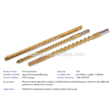 injection machine PVD TIN coat screw